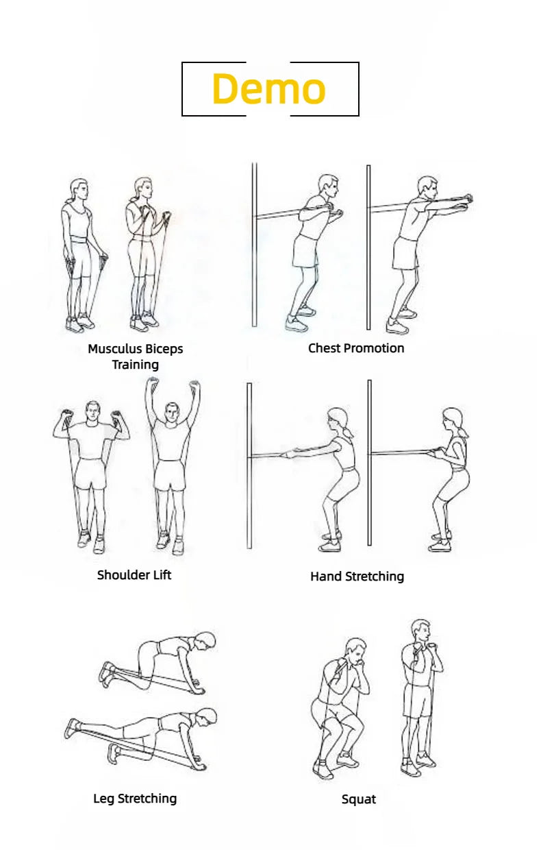 Bands with Handles - Strength Training Equipment for Home