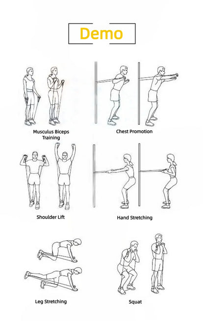 Bands with Handles - Strength Training Equipment for Home