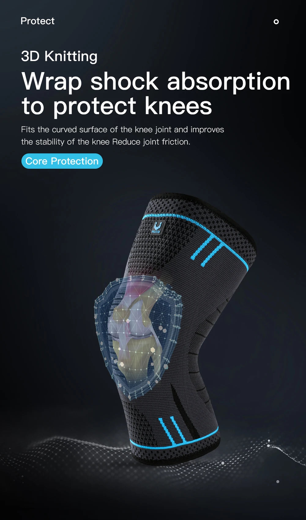 Elastic Sports Knee Pads X