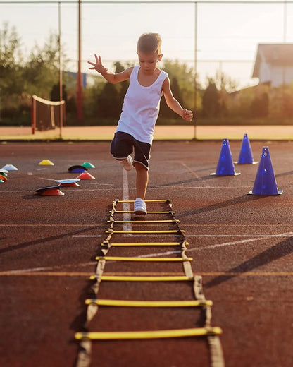 Agility Training Ladder with Nylon Straps – Speed, Flexibility, and Sports Performance Equipment